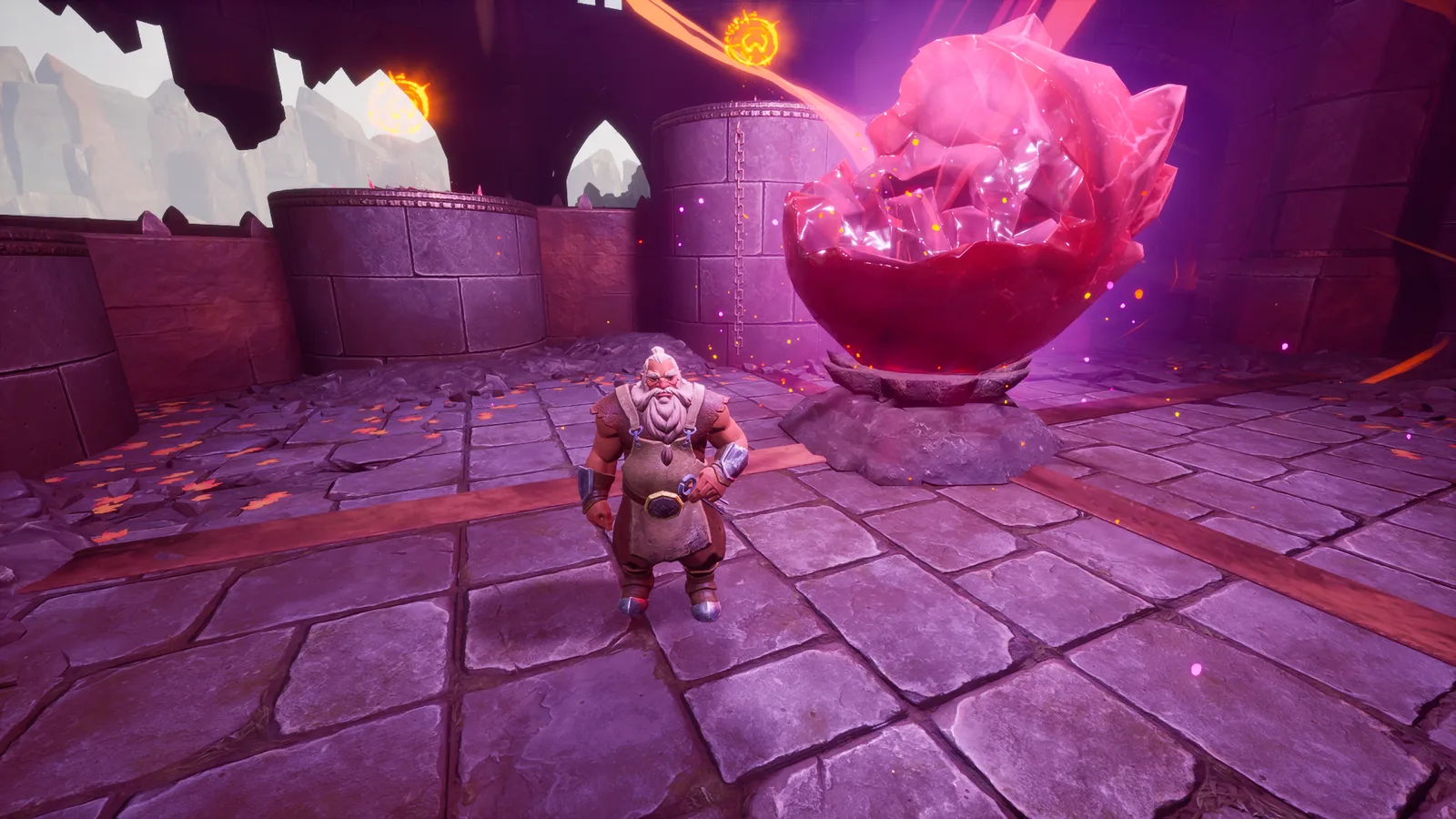 Player speaking with Doric in The Nexus at the start of What's Theirs Is Mine