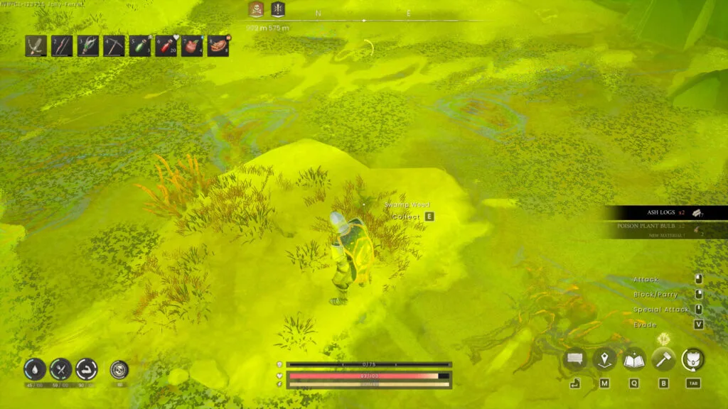 Swamp Weed gathering location in Bloodblight Swamp