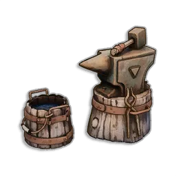 Blacksmith's Bench crafting-station icon.