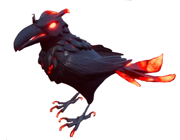 Corrupted raven creature image