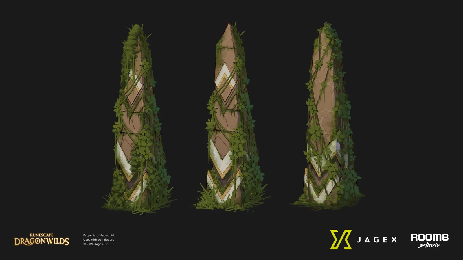RuneScape Dragonwilds Decorated standing stone concept art