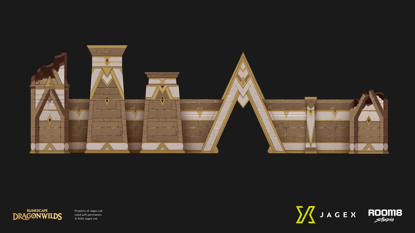 RuneScape Dragonwilds Garou wall and gateway concept art