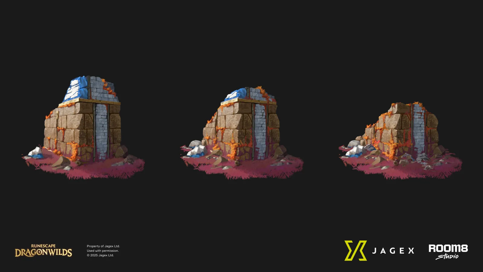 RuneScape Dragonwilds 破敗石砌建築概念圖