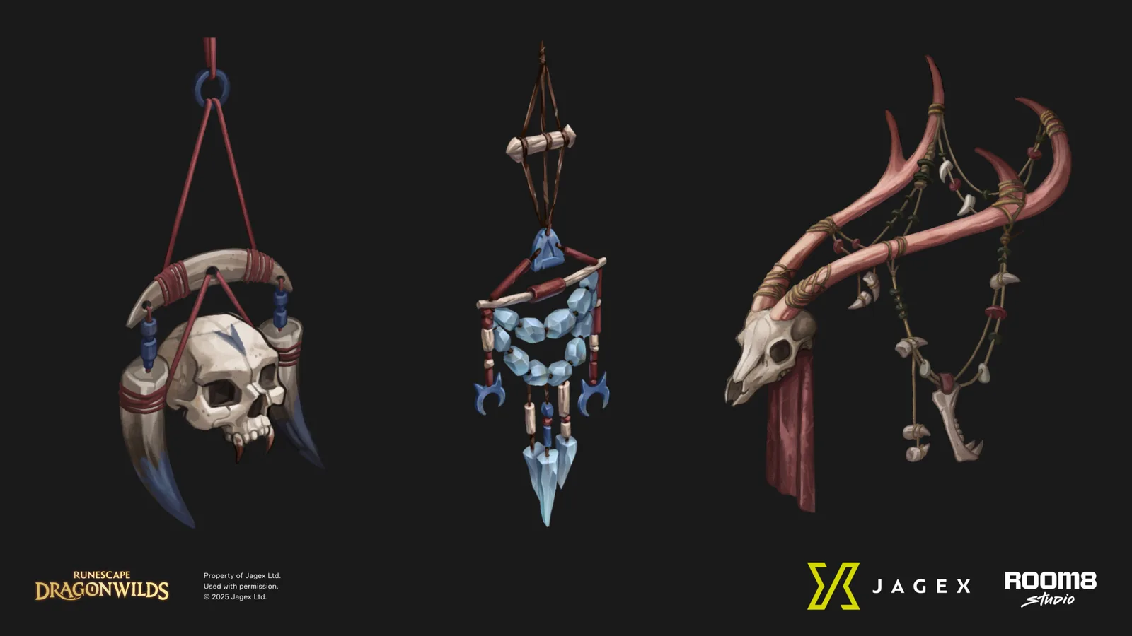 RuneScape Dragonwilds Skull and bone decoration concept art