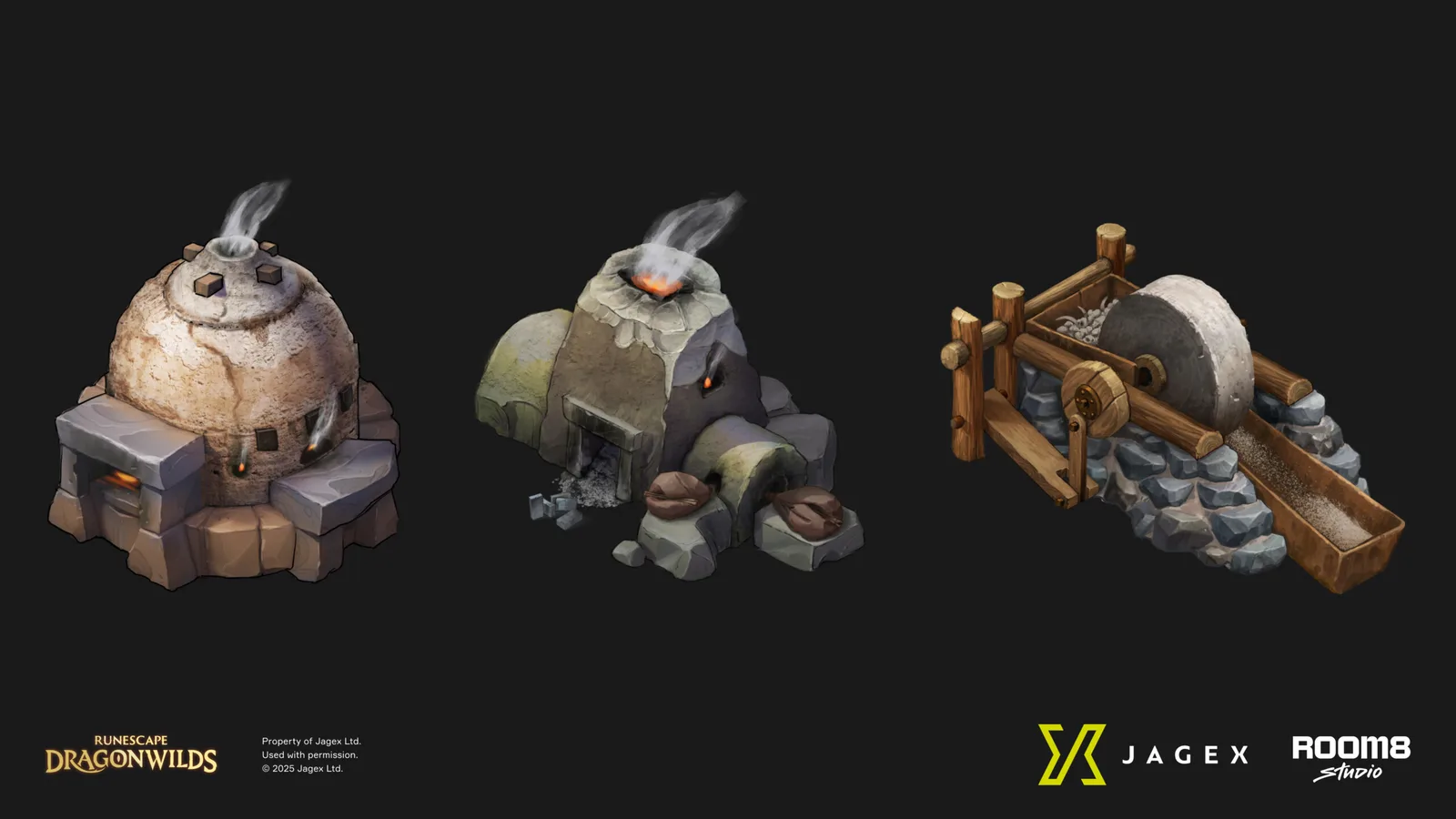 RuneScape Dragonwilds Furnace and processing station concept art