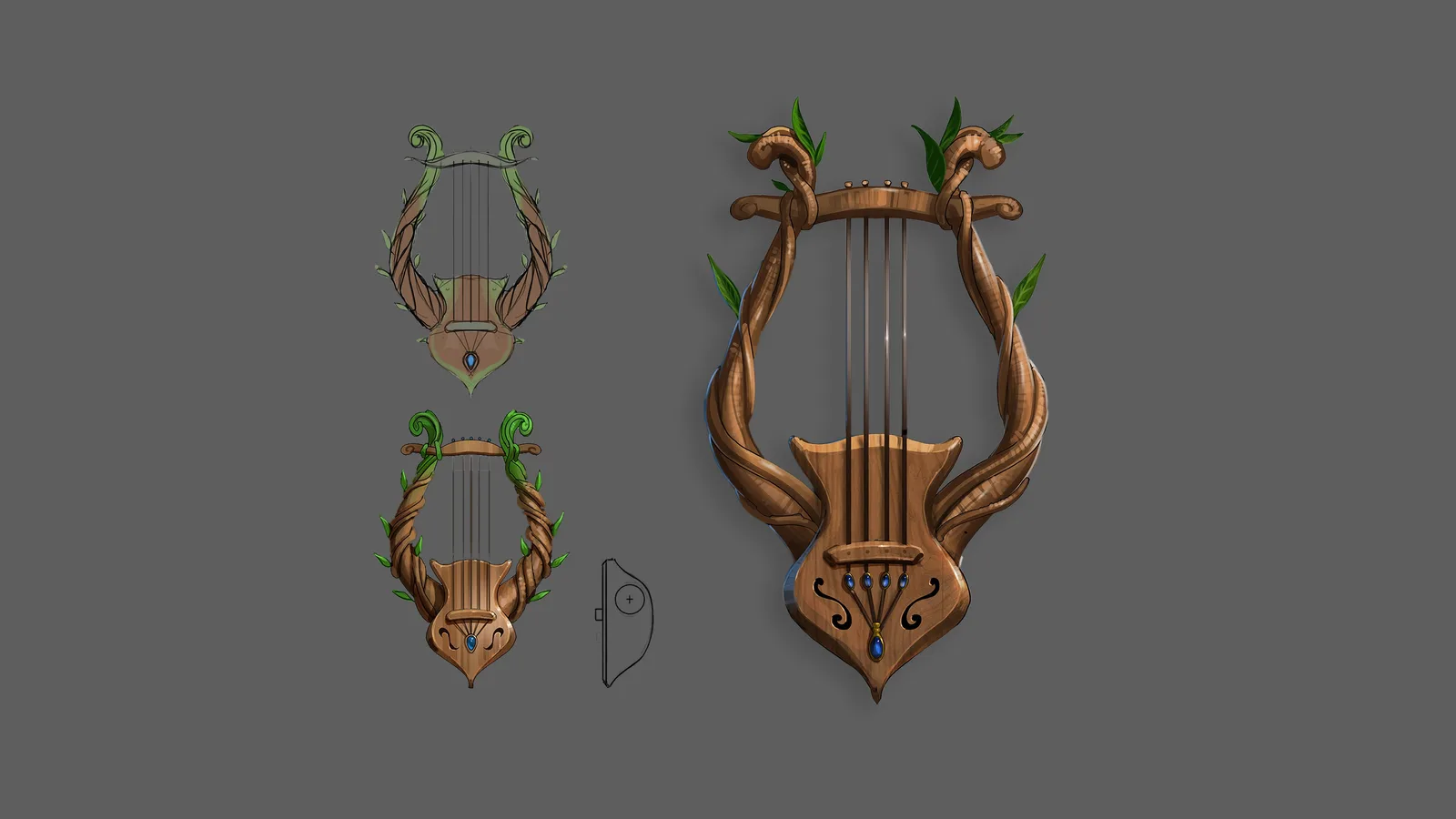 Lyre concept design for the announced Luminance update