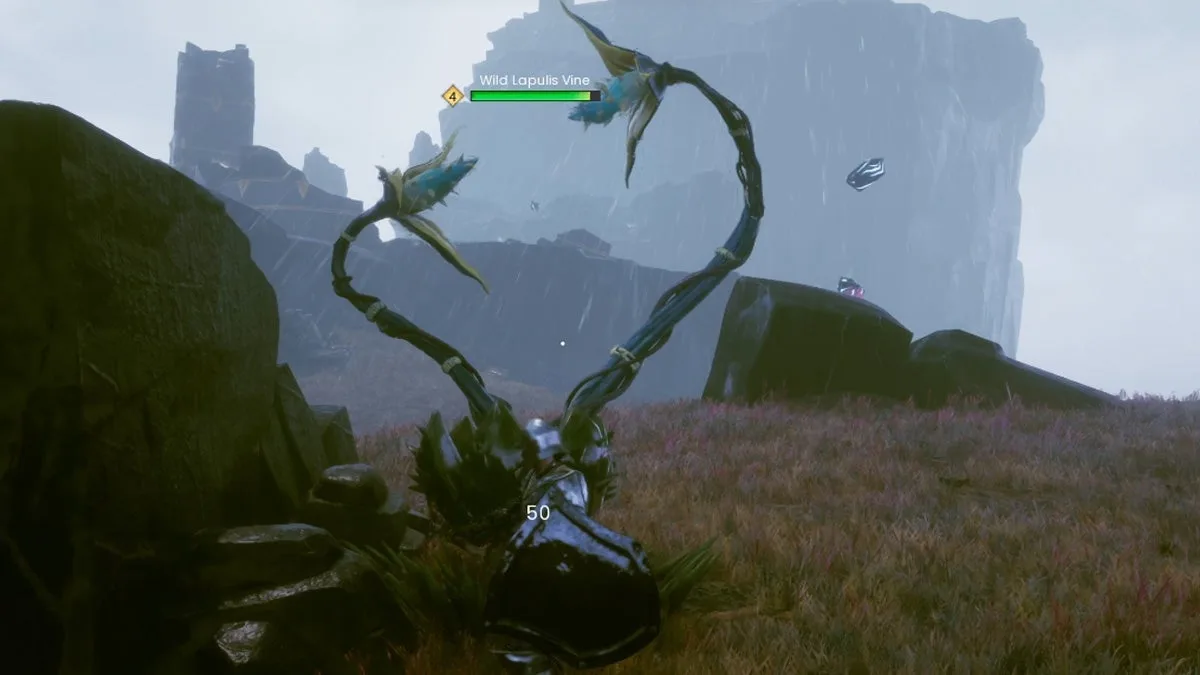 Wild Lapulis Vine enemy in Stormtouched Highlands