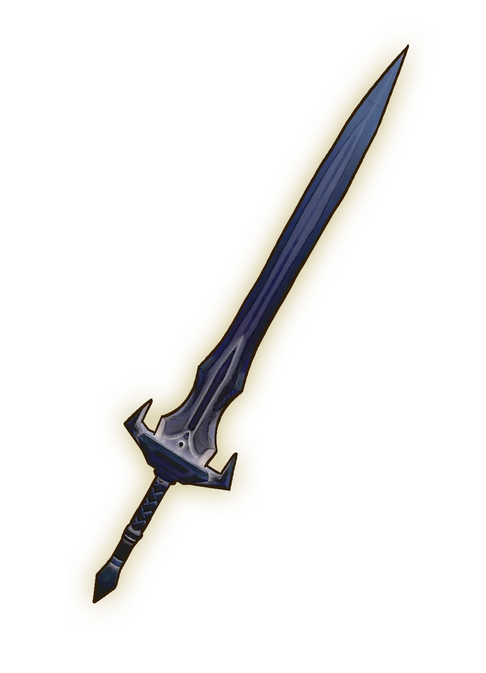 Journal artwork showing the smoky, spectral Shadow Sword.